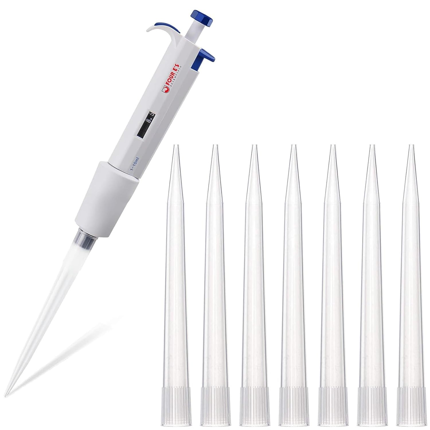 10mL Micropipette with 100pcs 10mL Pipette Tips