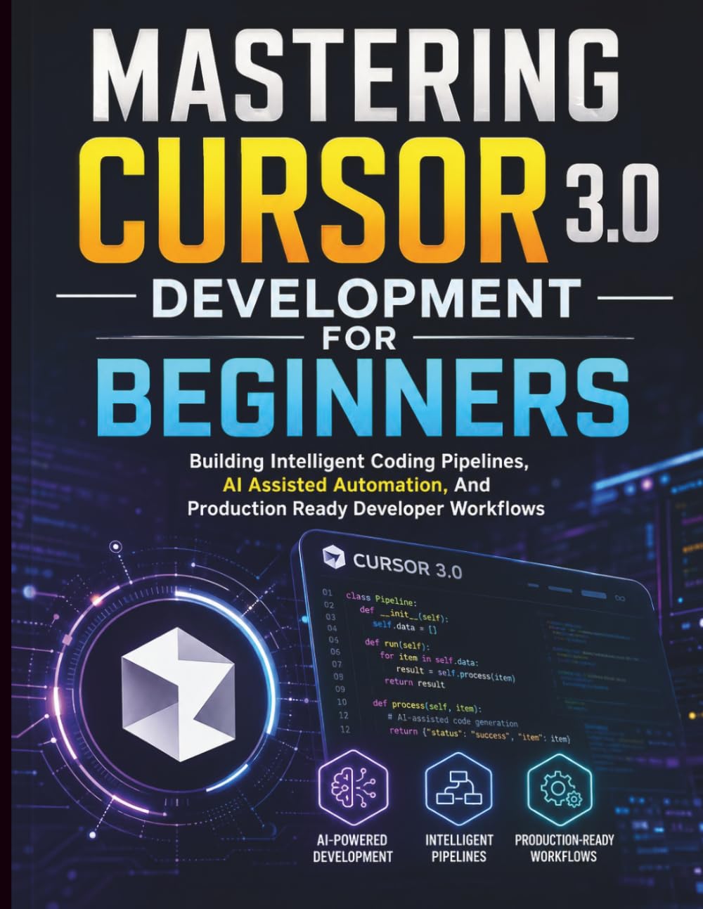 Mastering Cursor 3.0 Development for Beginners: Building Intelligent Coding Pipelines, AI Assisted Automation, And Production Ready Developer Workflows (Ai assisted Programming and Prompting Guide)