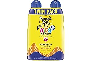 Banana Boat Kids Sport Sunscreen Spray SPF 50 - A Safe and...