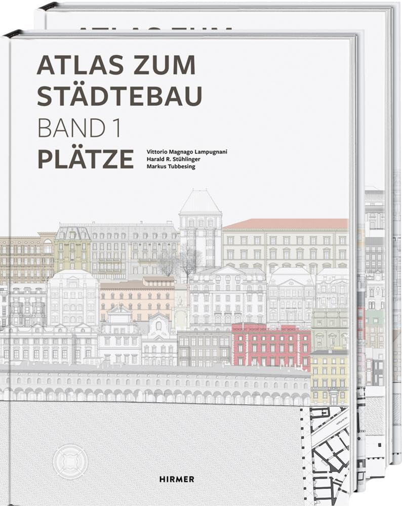 Livre Atlas Zum Städtebau: Plätze; Straßen en 2 volumes sur l'urbanisme européen