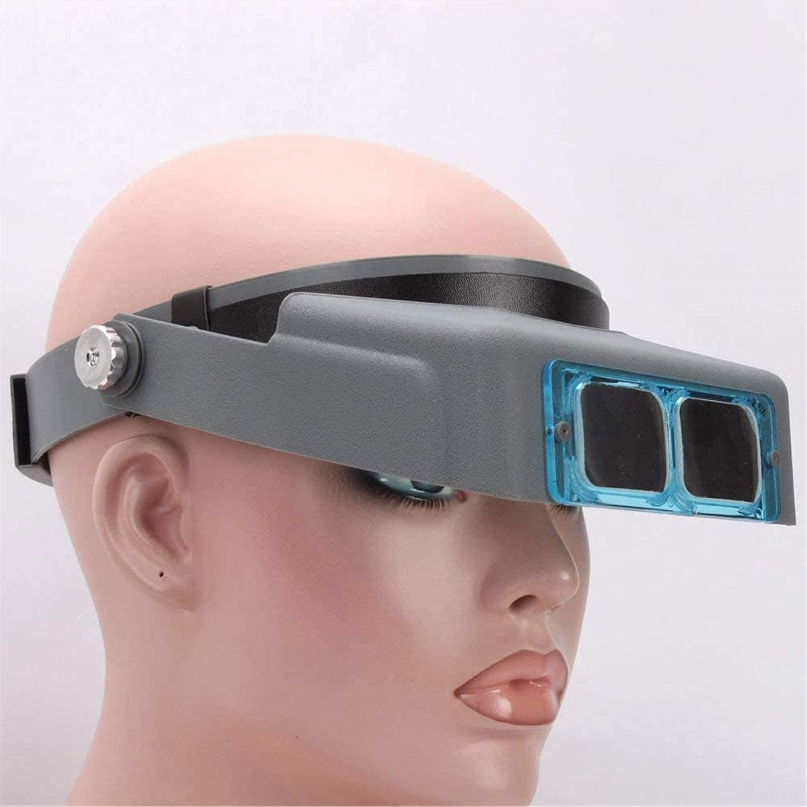 Lupa De Diadema, Lupa Digital De Mano, Lupa De Diadema con Lámpara Led para Joyeros Y Relojeros, 1.5X 2X 2.5X 3.5X, Lupa De Lectura Montada En La Cabeza, Visor De Joyería,