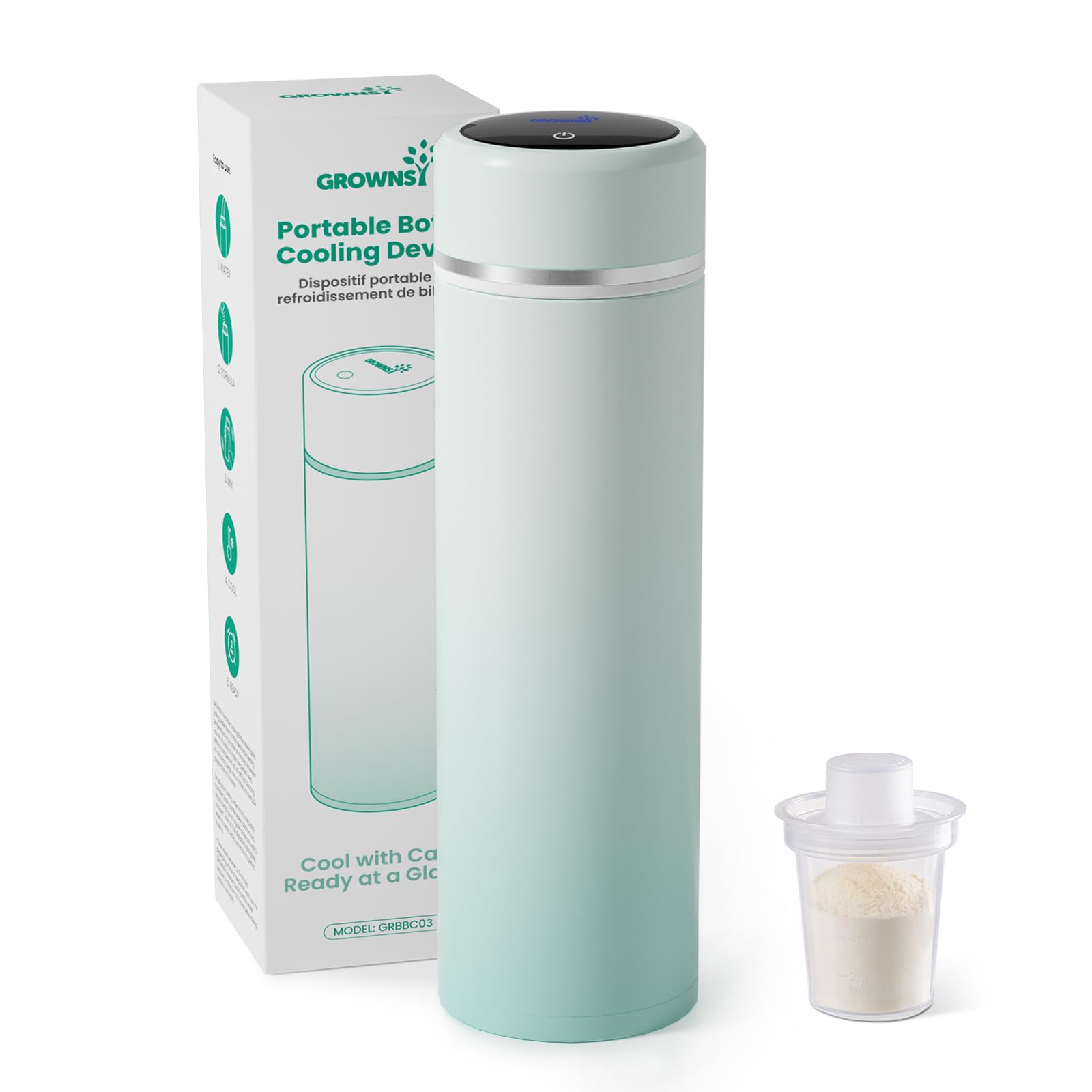Photo 1 of Grownsy Portable Baby Formula Bottle Maker - Green