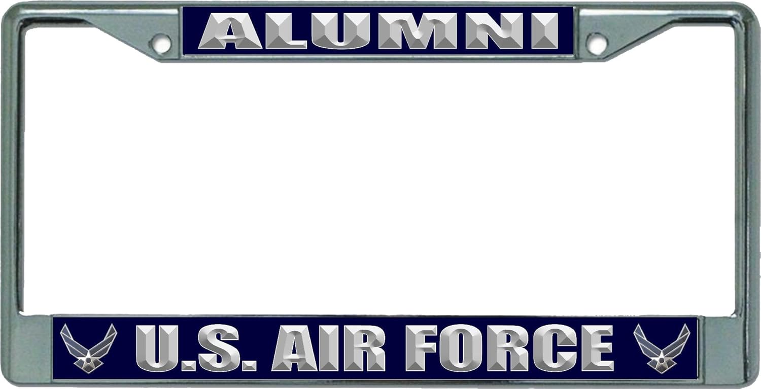 U.S. Air Force Alumni Chrome License Plate Frame