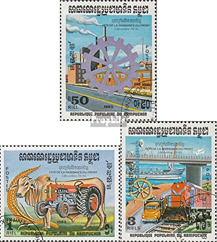 Prophila Collection Cambogia 530-532 (Completa Edizione) 1983 Rescue Kambodschas (Francobolli per i Collezionisti) ferrovia
