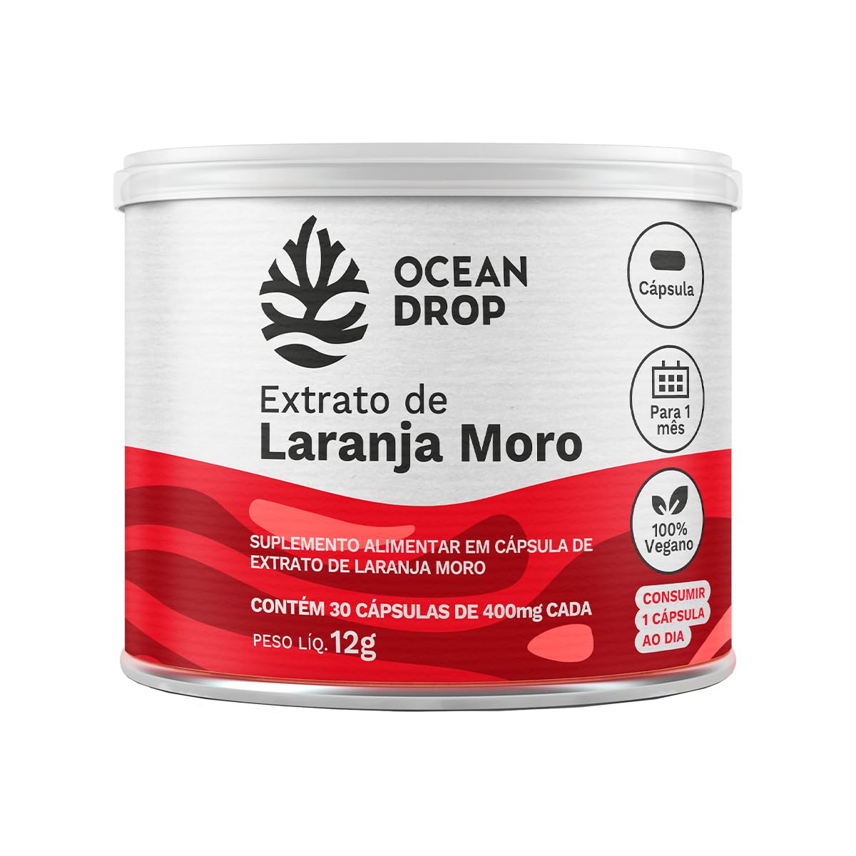 Extrato de Laranja Moro Ocean Drop 500mg 30 cápsulas | Amazon.com.br