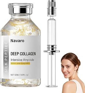 NaVaro Peptide Deep Collagen Lifting Ampoule, 2026 New Advanced Copper Peptides Serum for Face, Navaro Peptide Collagen Lifting Ampoule, Anti-Wrinkle Skincare for Smooth-Looking Skin, Glowing Skin (2)