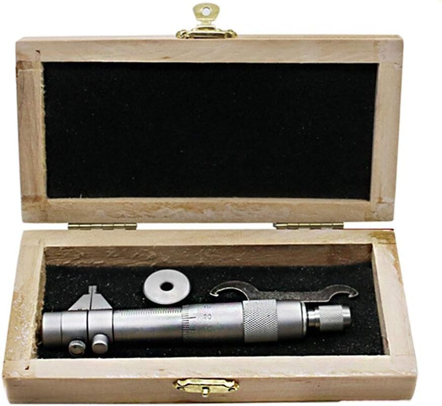 Digital Vernier Caliper Precision Inner Diameter Micrometer Caliper Measurement Tool With Storage box 0.01mm Precision Measurement Range: 5-30mm Can be Carried and Used at any Time for Designers Engin