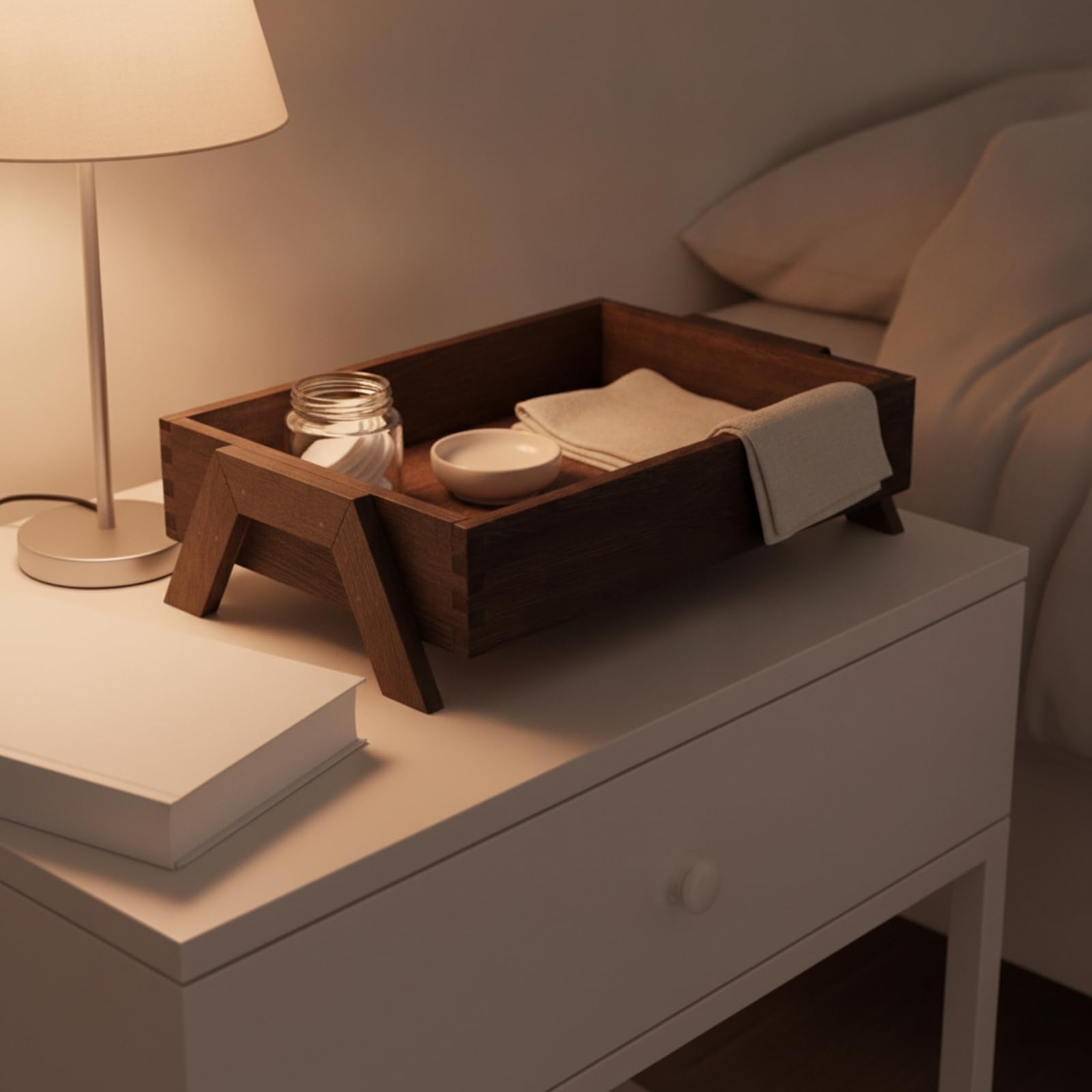 Organizador Escritorio Maciza Versátil Banja Escritorio Elegan Banja con Patas para Cómoda