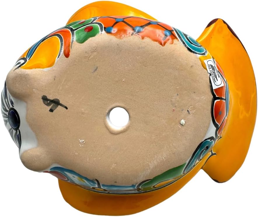Talavera Dove Planter Bird Animal Flower Pot Cute Mexican Pottery Folk Art Multicolor Indoor Outdoor Handmade Hand Painted Home Decor 10.5" (Multi)