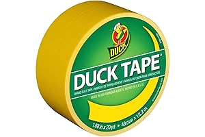 Duck Brand Color Duct Tape: 1.88 in. x 15 yds. (Atomic Yellow)