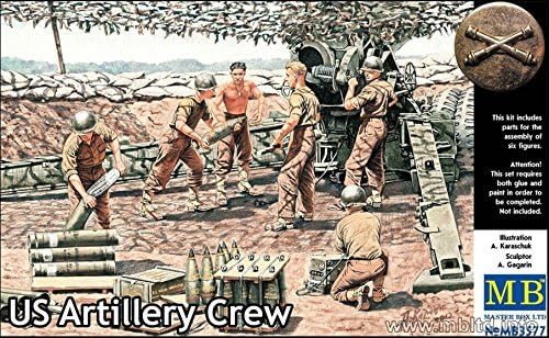 Master Box US Artillery Crew 6 FIG WWII 1/35 3577