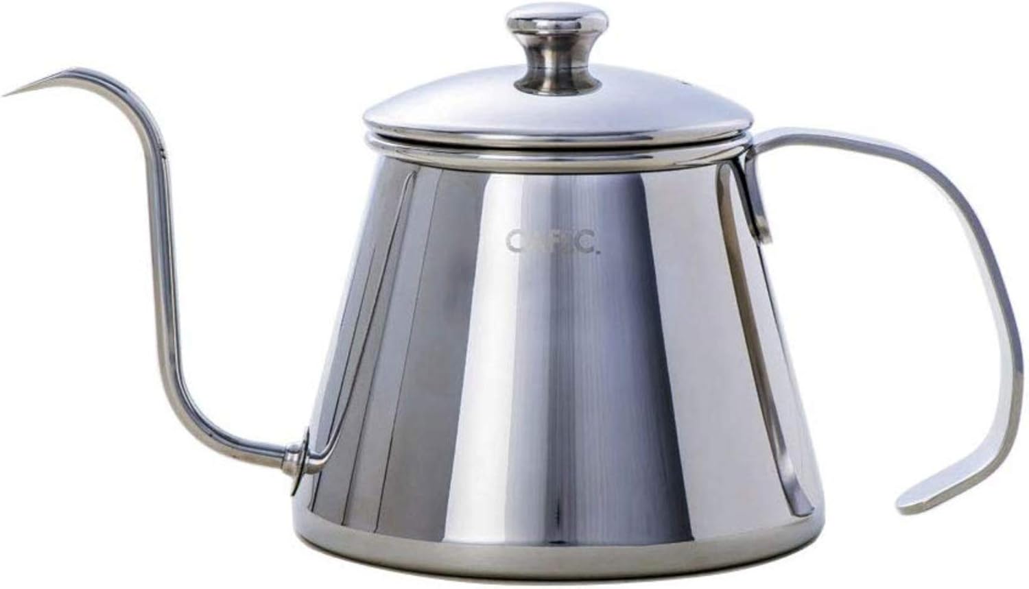 CAFEC Coffee Pour Over Kettle used during coffee pour over championships/Hand made in Japan/三洋産業 ドリップポット シルバー 750ml CAFEC 超細口ドリップポット TSUBAME PRO