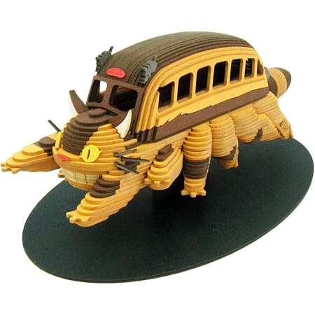 Amazon さんけい みにちゅあーとキット スタジオジブリシリーズ となりのトトロ ネコバス ノンスケール ペーパークラフト Mk07 23 ペーパーアート 通販