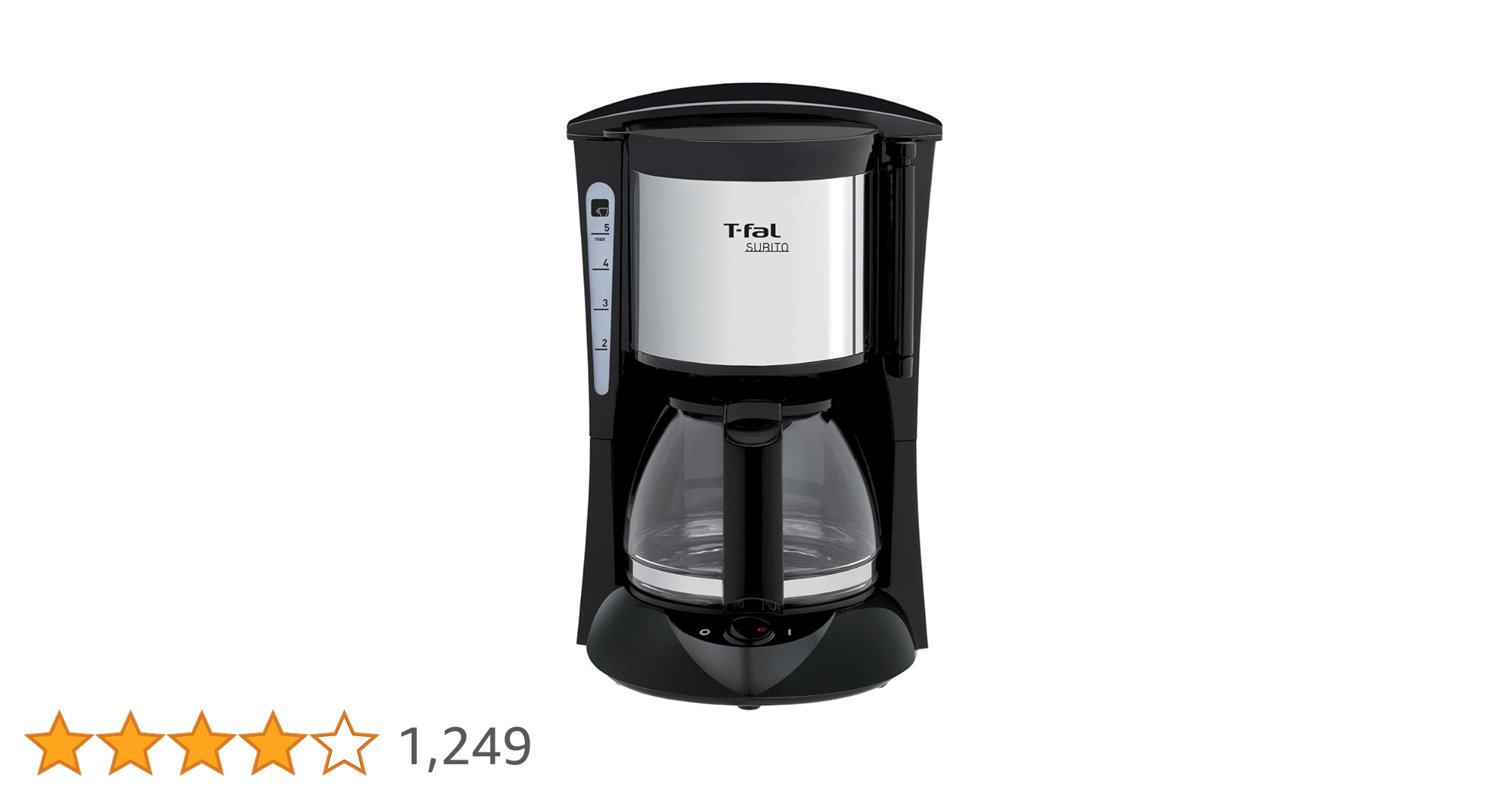 Amazon | T-fal 【シンプルで使いやすい】 コーヒーメーカー