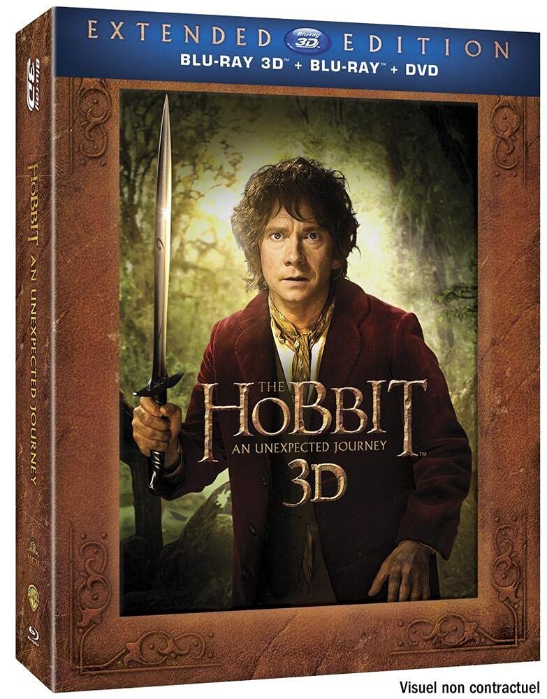 Le Hobbit : Un voyage inattendu [Version longue - Blu-ray 3D + Blu-ray + DVD + Copie digitale]