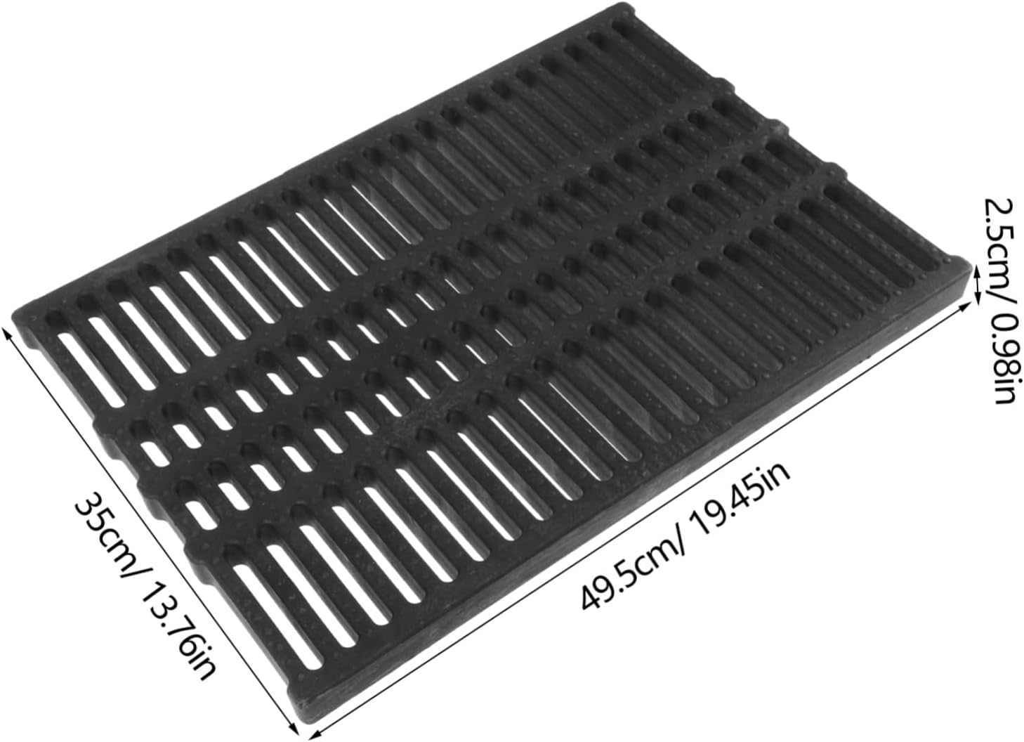 ARTIBETTER Plastic Drain Grate for Kitchen Outdoor Use Heavy-Duty Sewer Cover High Load-Bearing Capacity Drainage for Garage Basement and Garden Polymer Material