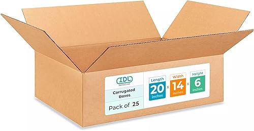 Miniatura 337 de Cajas para envío IDL Packaging - B-1266-5 de cartón corrugado, tamaño pequeño, de 12 pulgadas de largo x 6 pulgadas de ancho x 6 pulgadas de alto