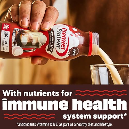 Vista 58 de Premier Protein - Batido de proteína sabor a masa de pastel, 30 gramos de proteína, 1 gramo de azúcar, 24 vitaminas y minerales, nutrientes