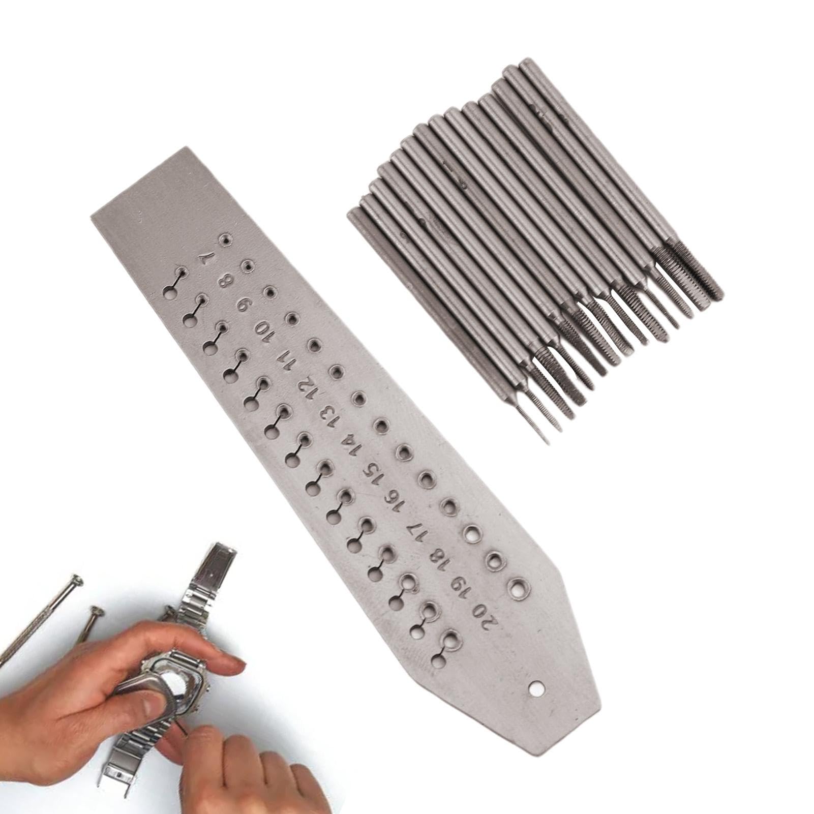 Kit d'outils de réparation de montre pour restaurer les filetages de vis