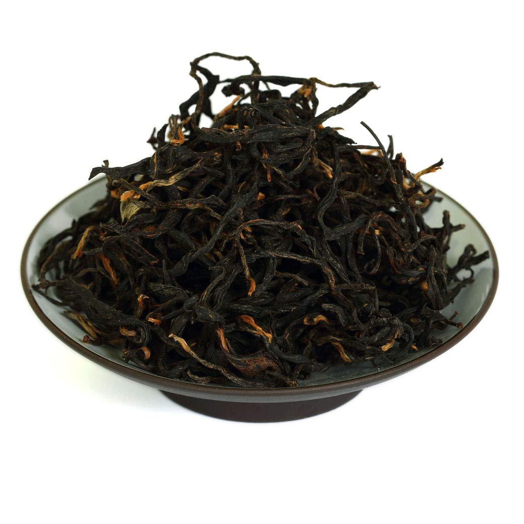 GOARTEA Dianhong Té Negro 2Pcs 250g 17.6oz Supreme Yunnan Fengqing Wild Ancient Tree Dian Hong Chinese Black Tea