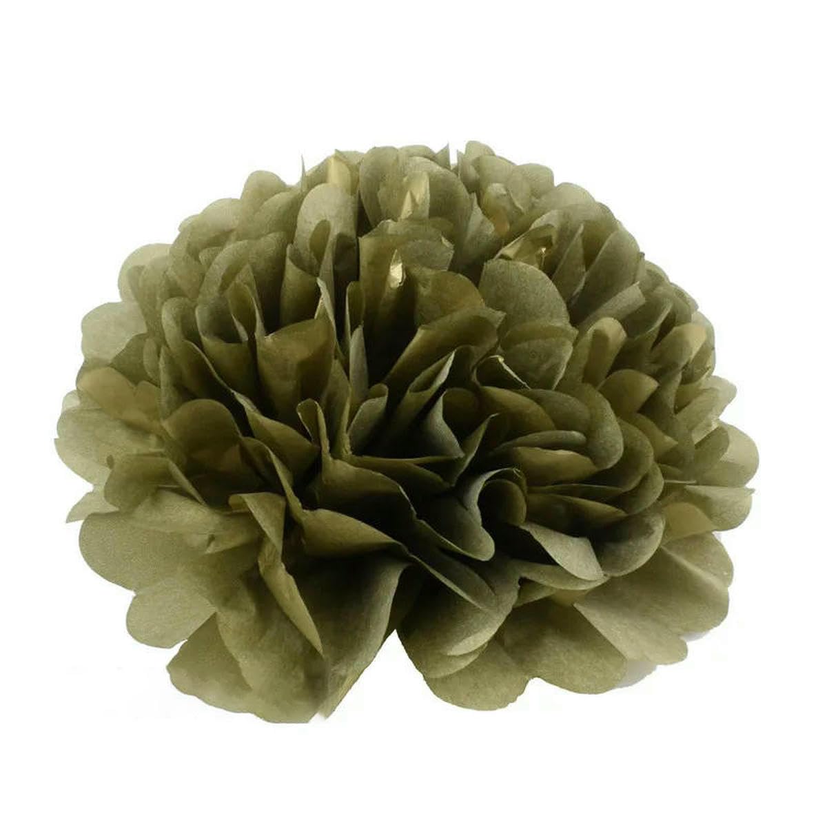 AYHTUD 5pcs 4 6 8 10 12 Inch Tissue Paper Pom Pom Poms Wedding Party Paper Pompom Flower for Wedding Decoration Pompoms Birthday Baby-gold-4 inch 10cm