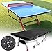 GCDN Funda de Tenis de Mesa, Funda de Mesa Impermeable de Ping Pong, Vertical/Plana, Escritorio Exterior Funda Protectora de Tenis de Mesa - Resistente al Calor, Resistente al Polvo, Fácil de Limpiar