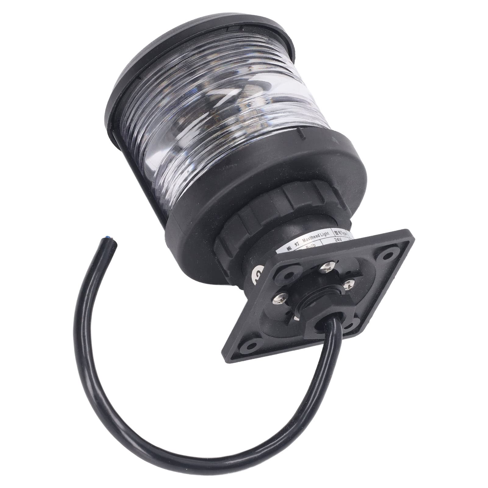 Luce Marina per Testa D'albero a LED a Bassa Potenza 25 W Impermeabile per Barche Sotto i 12 M Realizzata in Resistente PC PA GF e Lega di Rame