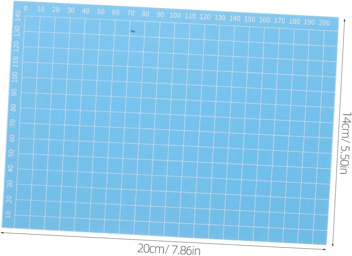 COHEALI 2pcs Engraving Linoleum Carving Boards for Printmaking and DIY Crafts PVC Printing Plate with Positioning Grid for Beginners and Students
