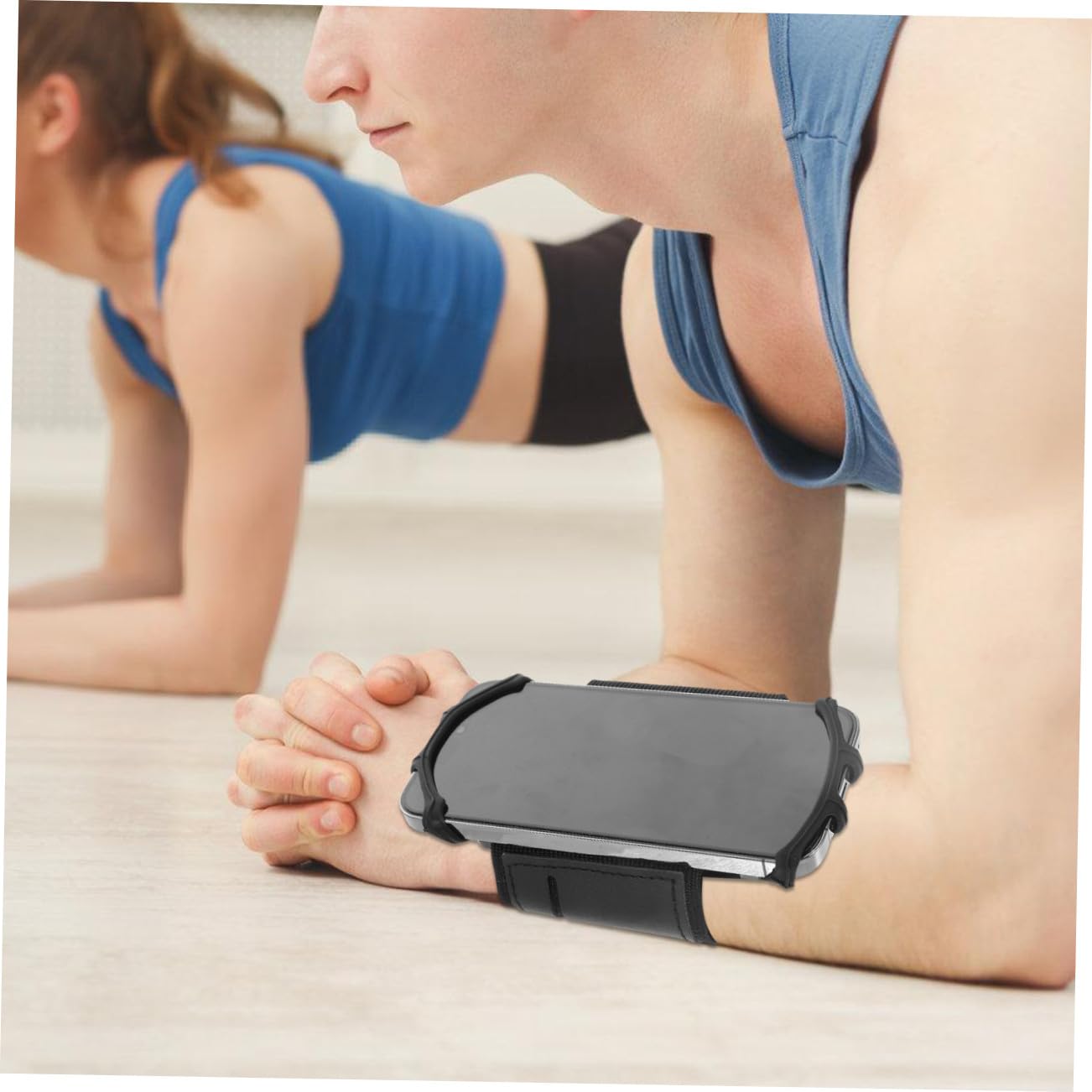 Cabilock 5 Pezzi Braccialetto Del Cellulare Sport Girevole Palestra Presa Braccio Del Telefono Fascia Da Braccio Per Cellulare Regolabile Porta Cellulare Da Polso Addominali Nero