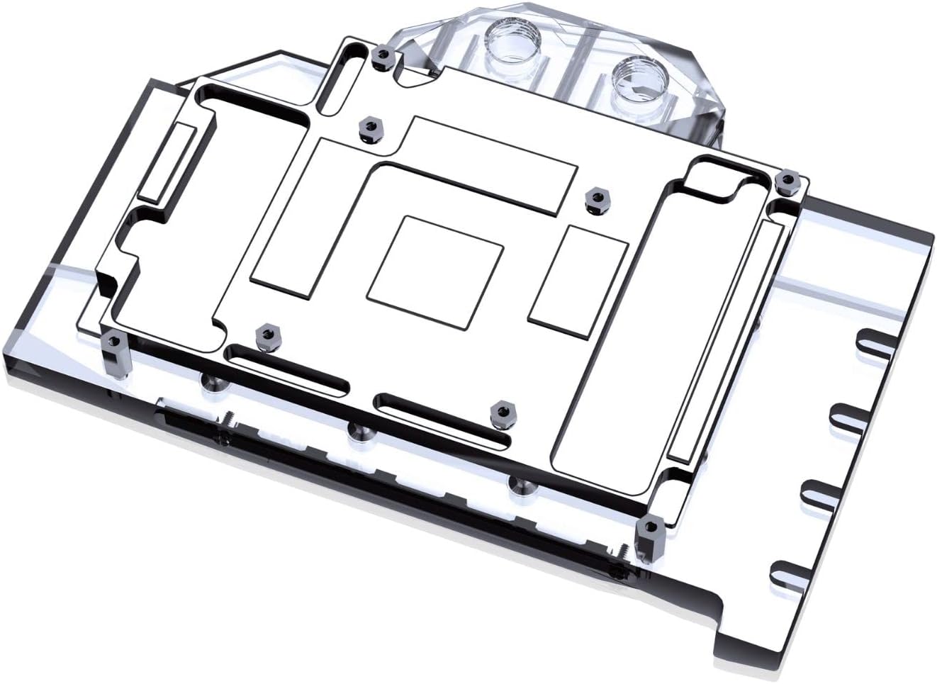 Bykski Full Coverage GPU Water Block and Backplate for ASUS DUAL-RTX3060TI-O8G (N-AS3060TIDUAL-X)