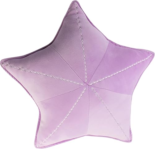 Miniatura 9 de HXIYAN Starfish, almohada de concha, cojín de felpa, cojín de automóvil, cojín de cintura, cojín de silla característico interesante (rosa estrella,