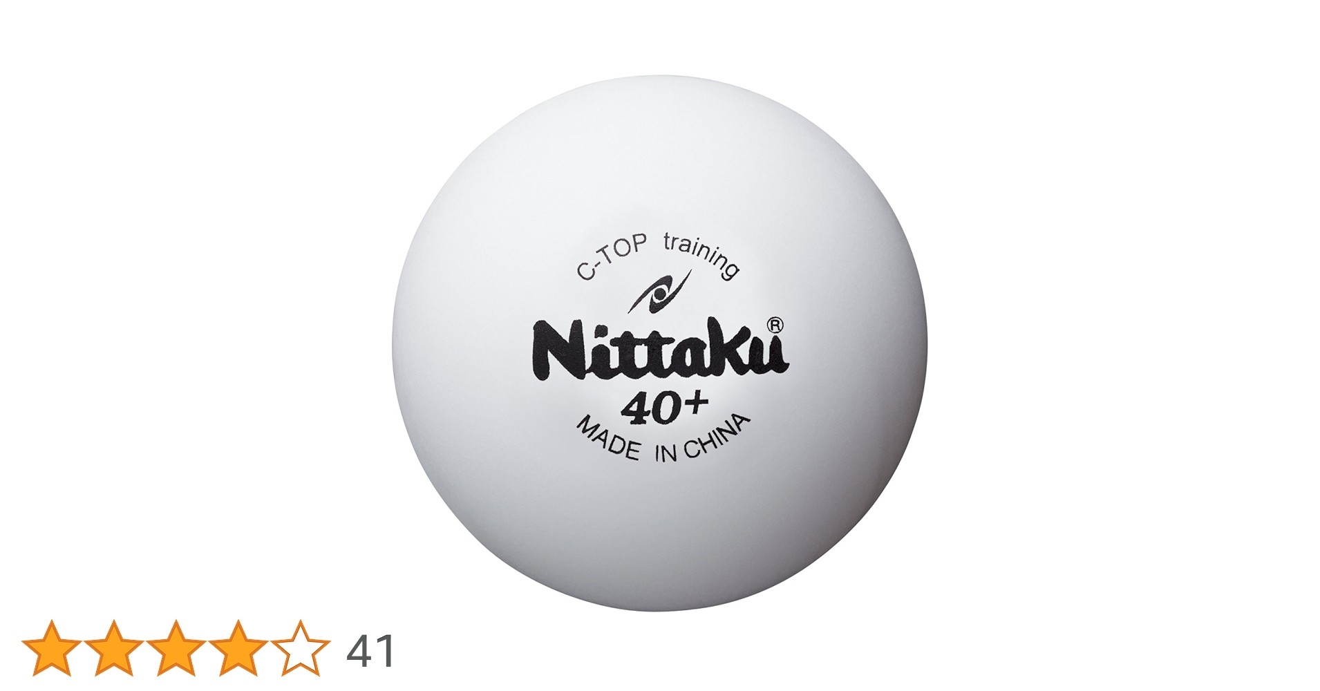 卓球ボール Amazon | ニッタク(Nittaku) 卓球 ボール 練習用 Cトップトレ球