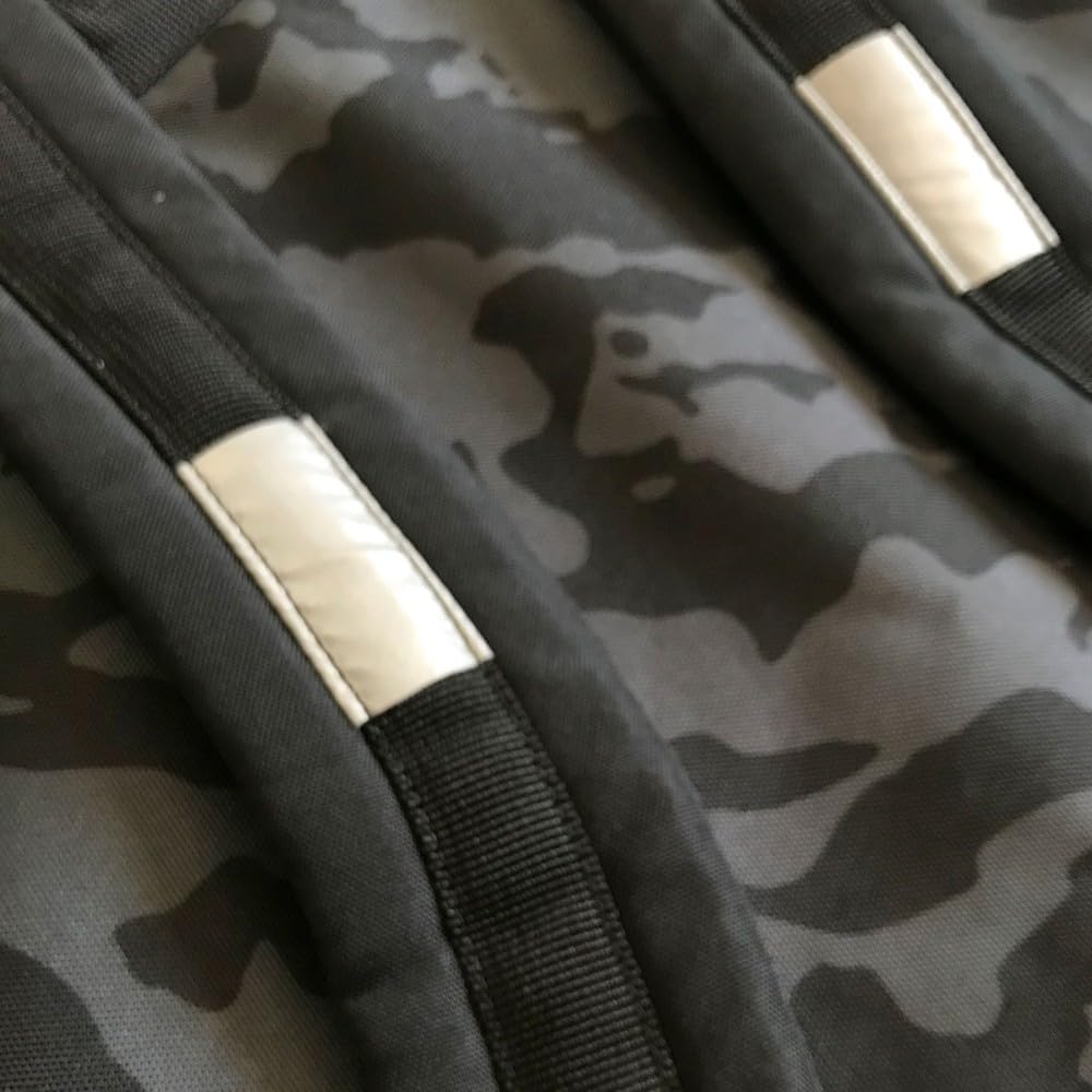 RIP Black Commando Sac à dos de voyage double bodyboard – Bandoulière + dragonne, bretelles rembourrées réglables, planches de 5 à 111,8 cm, 2 poches de rangement pour LG, 1 poche SM, double poignée