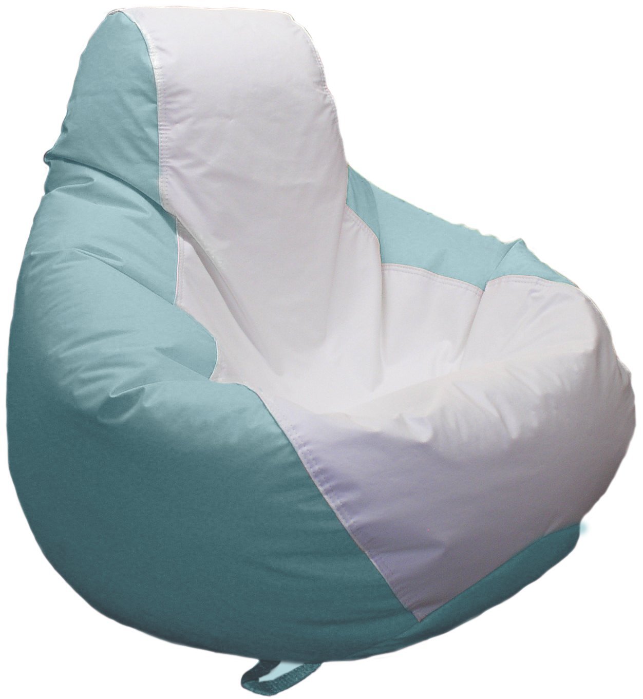 OceanTamer Medium Teardrop Marine Bean Bag (White/Iceblue) Amazon.in