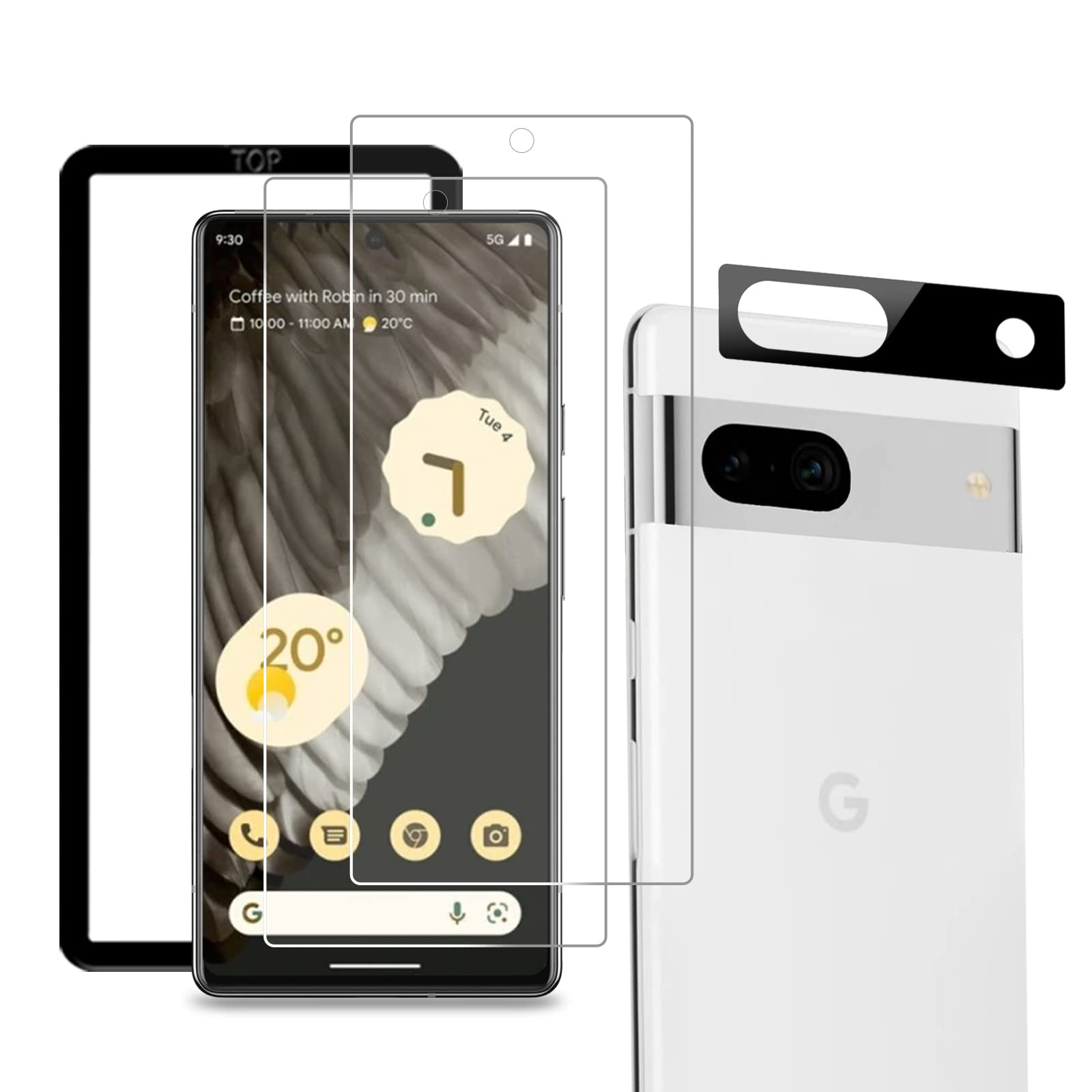 Amazon.co.jp: 【指紋認証対応】 Google Pixel 7A 対応 ガラスフィルム 