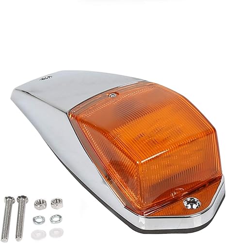 Miniatura 4 de ECOTRIC 30 piezas 31 luces LED anaranjadas impermeables para cabina de camión, luces de techo superiores para camiones compatibles con