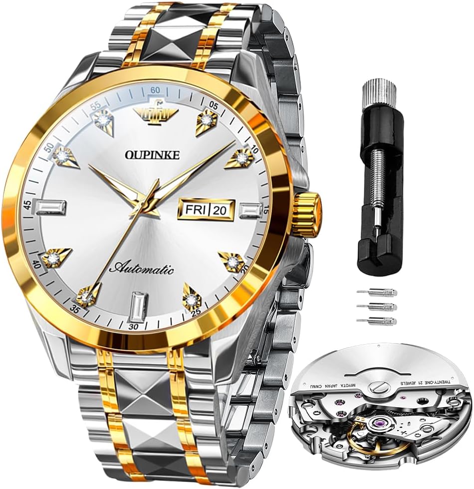 OLEVS Automatic Men Watches Mechanical Luxury Self Winding