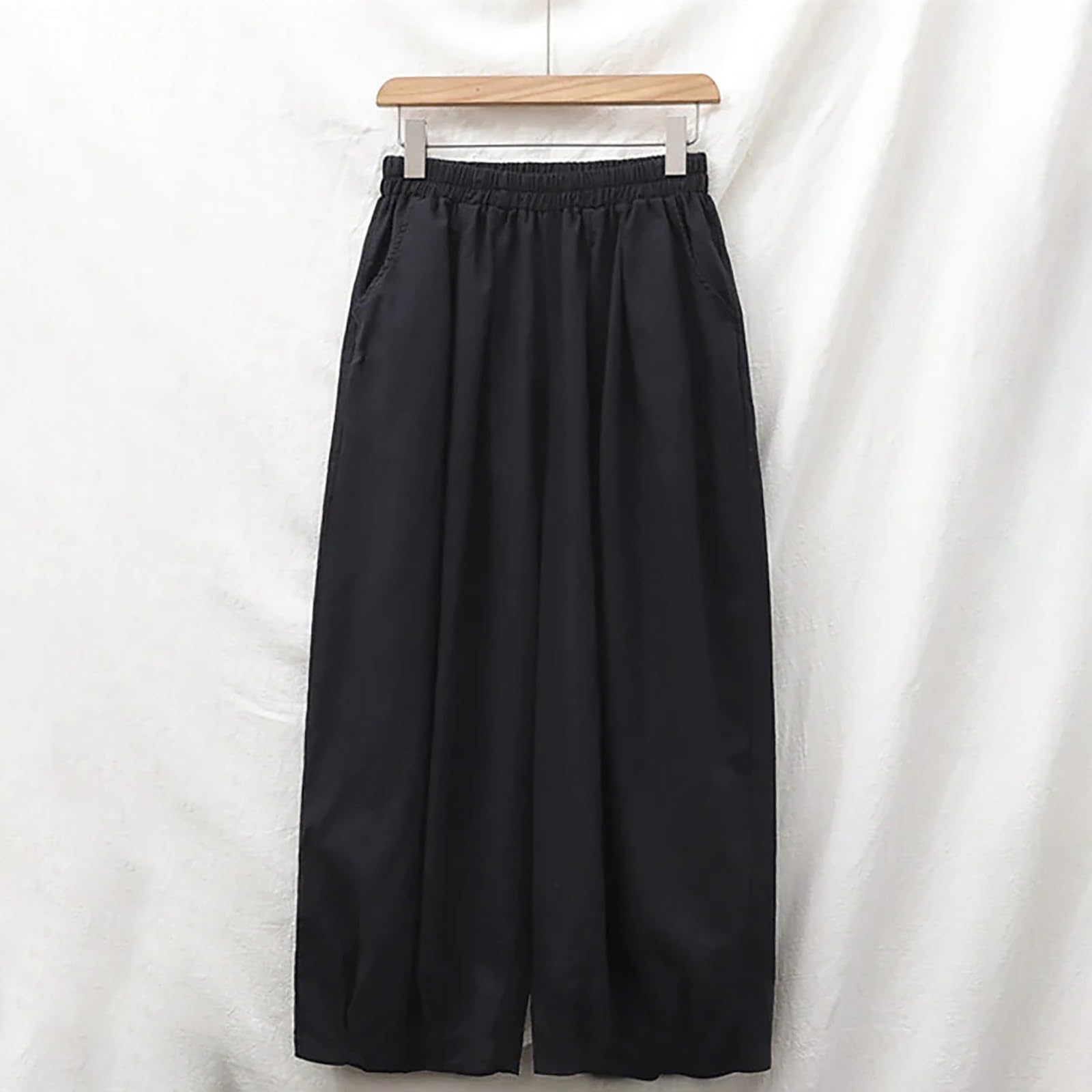 Prime of Day 2024 Angebote Outdoor Hosen Für Damen Capri Damen Sommerhose Angebote des Tages Heute Herren Hose Kurz Baumwolle Freizeithose Aus Eisseide Blickdichte, Schwarze Leggings