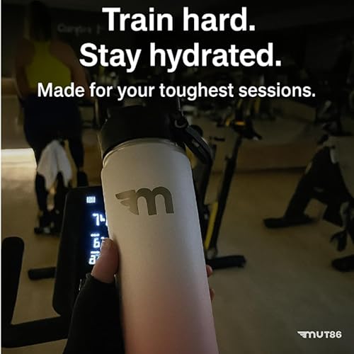 Miniatura 7 de Botella de agua aislada de 24 onzas  Tapa de popote 2 en 1 y boquilla, a prueba de fugas, sin BPA, mantiene el frío 24 horascalor 12 horas, acero