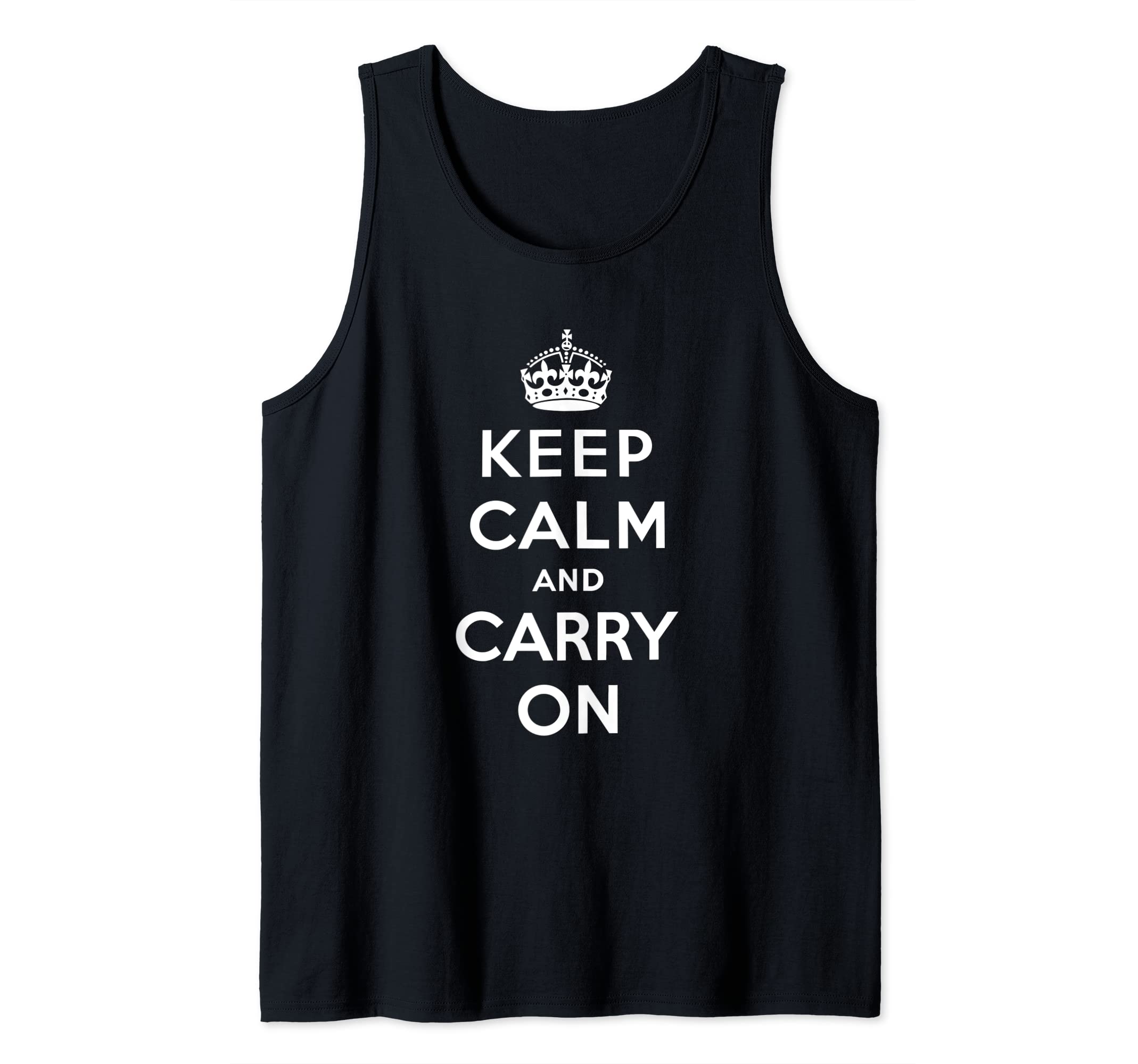 Keep Calm and Carry On Tank Top