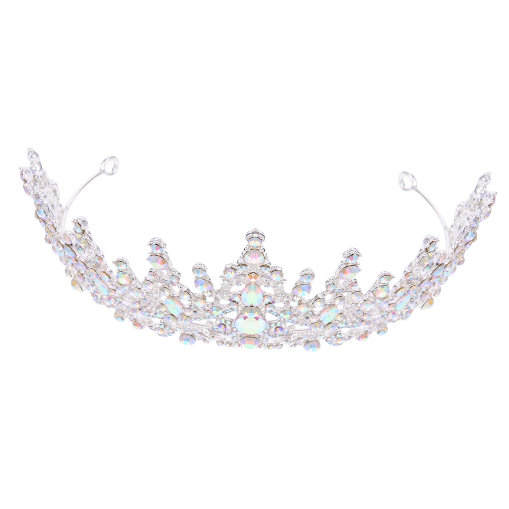 HONMEET nupcial tocados de novia tiaras de novia diamantes de imitación de novia tocado de decoración decoracion para bodas niña boda tiara tiaras para mujer aleación