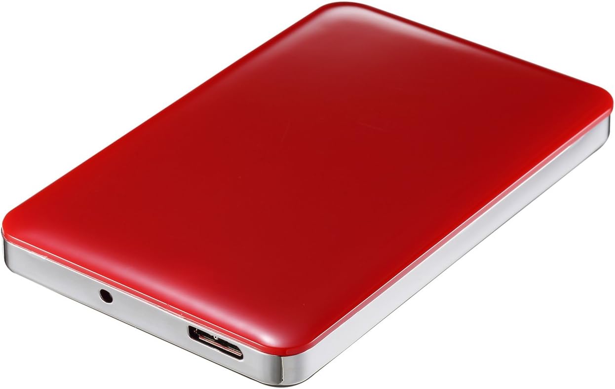 U3 2.5 inch USB 3.0 NTFS Portable External Hard Drive - Red (100GB)
