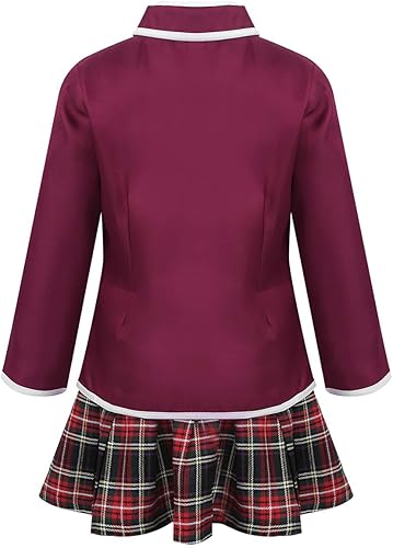 Miniatura 8 de TiaoBug Uniforme de colegialas japonesas de estilo británico, trajes de marinero, conjuntos de uniforme de escuela secundaria, disfraces de anime