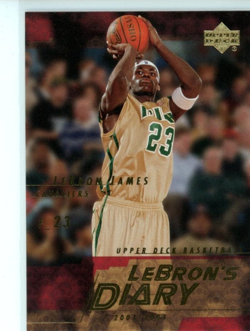 2003-04 Upper Deck LeBron's Diary #LJ3 LeBron James NBA Basketball Card NM-MT