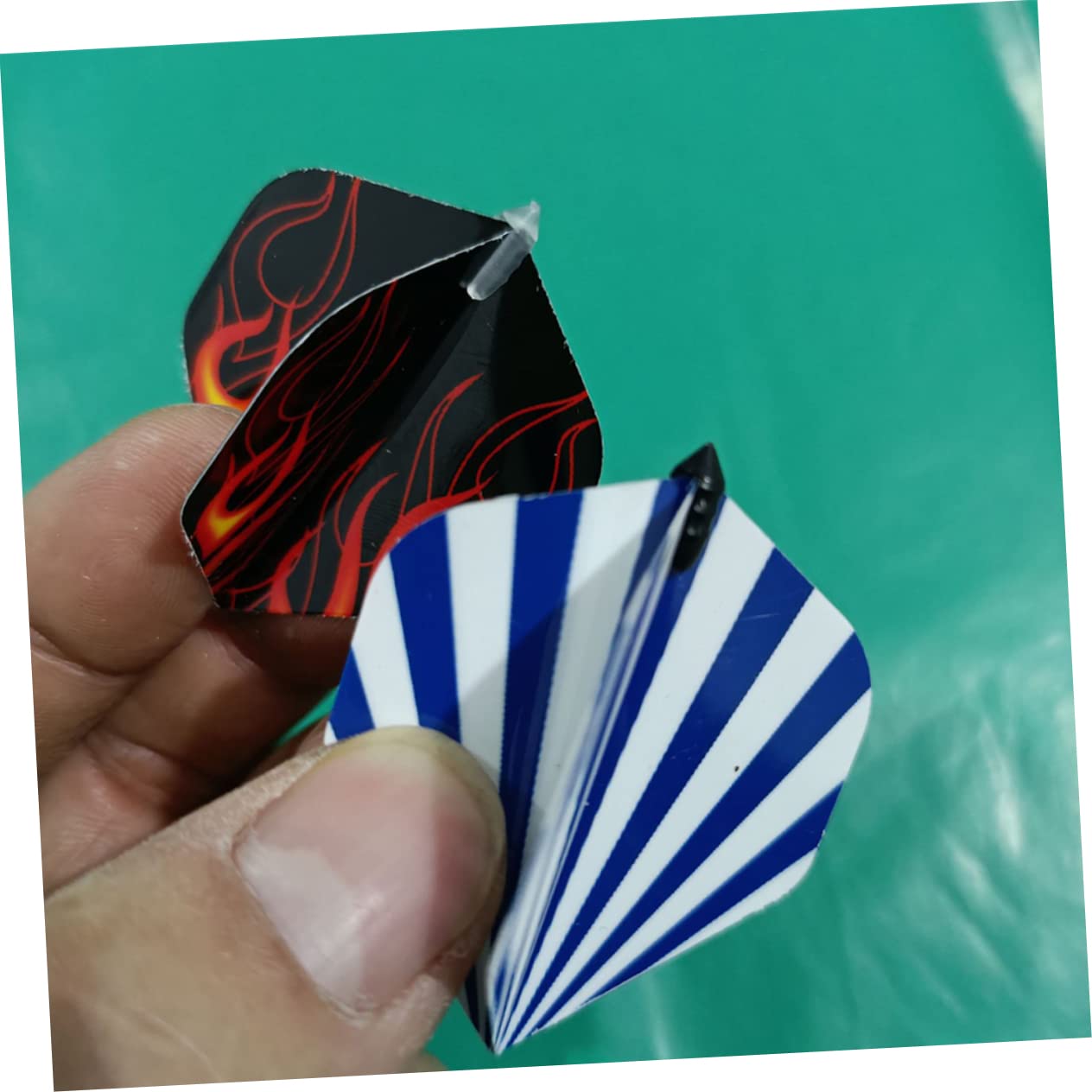 TOYANDONA 40 Protège-Ailettes De Fléchettes – Plastique, Noir, 0,8x0,4cm, Fixation, Pour Tiges Acier