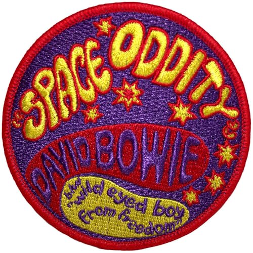 David Bowie Space Oddity Woven Patch Size One Size