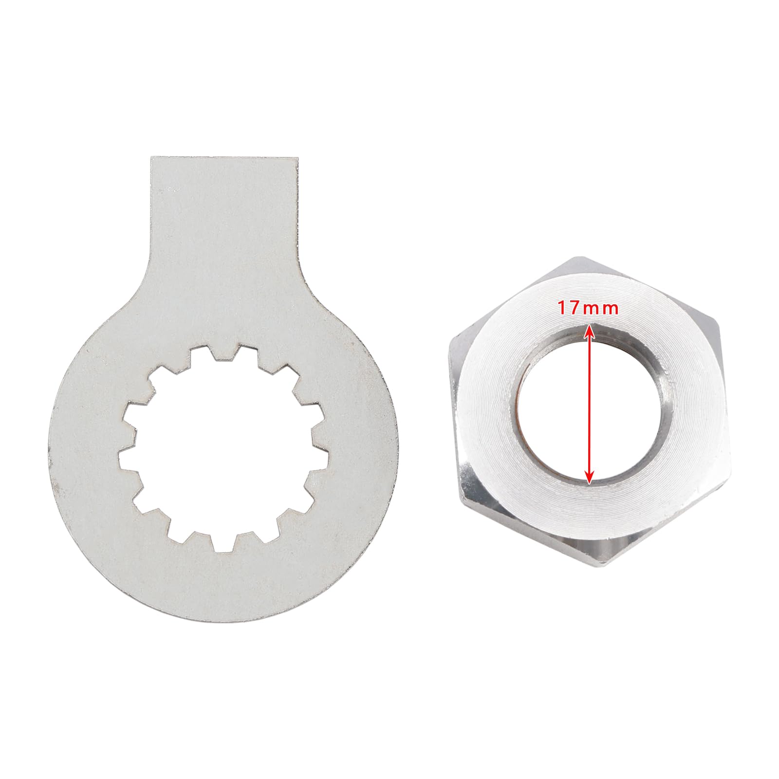 Amazon.com: Topteng Front Sprocket Nut Lock Washer Tab Kit for