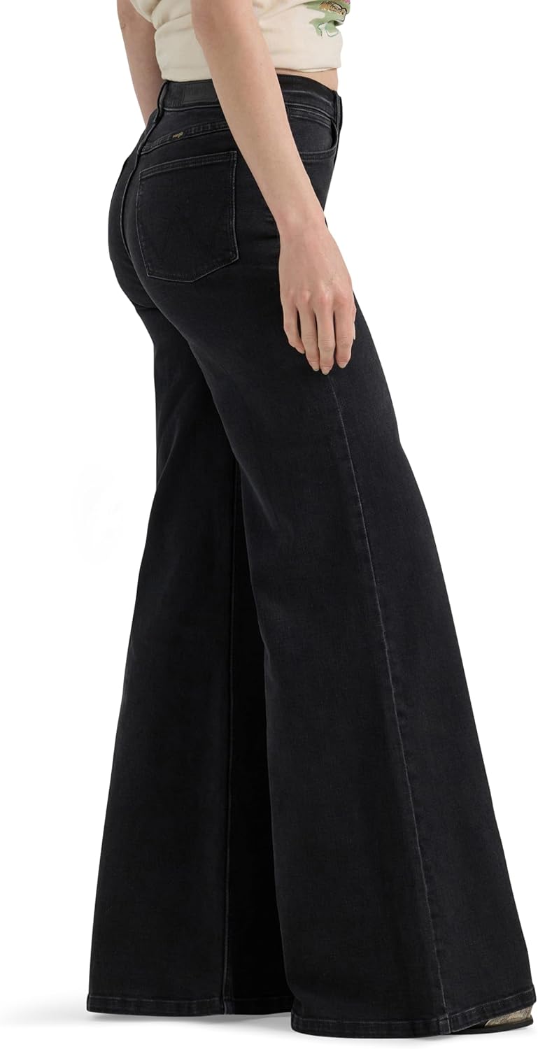 Wrangler Womens Women's Wide Leg Flare Jean - Image 2