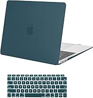 Vista 30 de MOSISO - Compatible con funda para MacBook Air de 13 pulgadas, versión 2022, 2021, 2020, 2019, 2018, A2337 M1 A2179 A1932, Touch ID, carcasa rígida