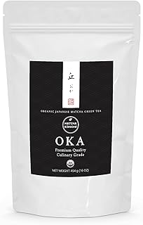 Oka Matcha 454g (16 oz) - Organic Premium Culinary Japanese Matcha Green...